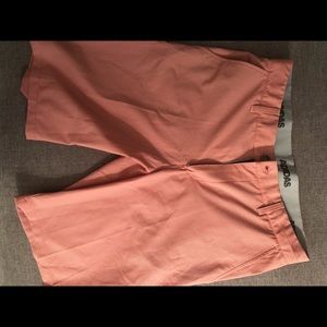 AdidasUSOPEN golf shorts with Shinnecock logo.